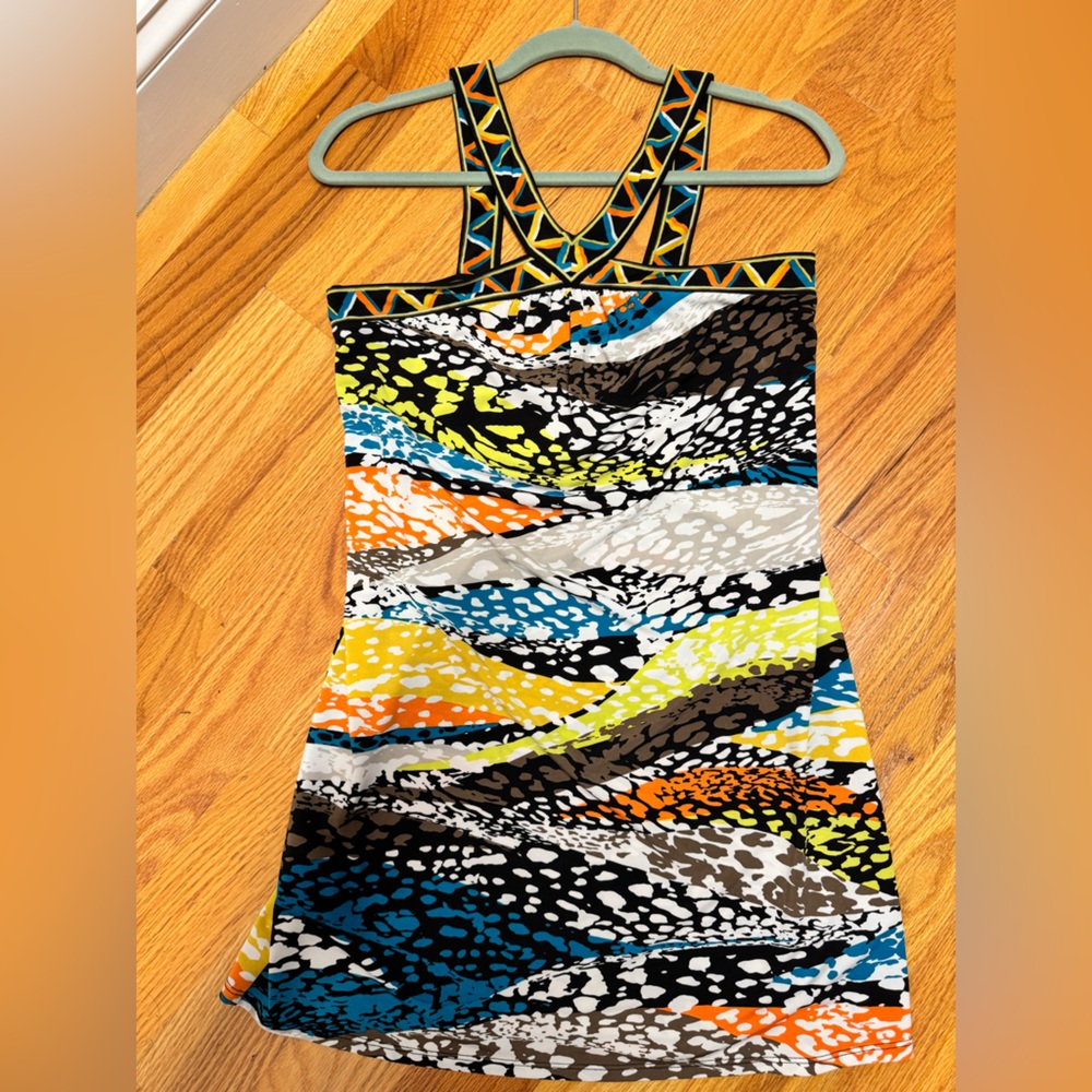 BCBGMaxAzria Geometric Multicolor Dress